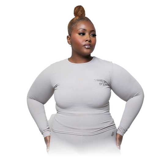 Silhouette Lounge Top Cool Gray